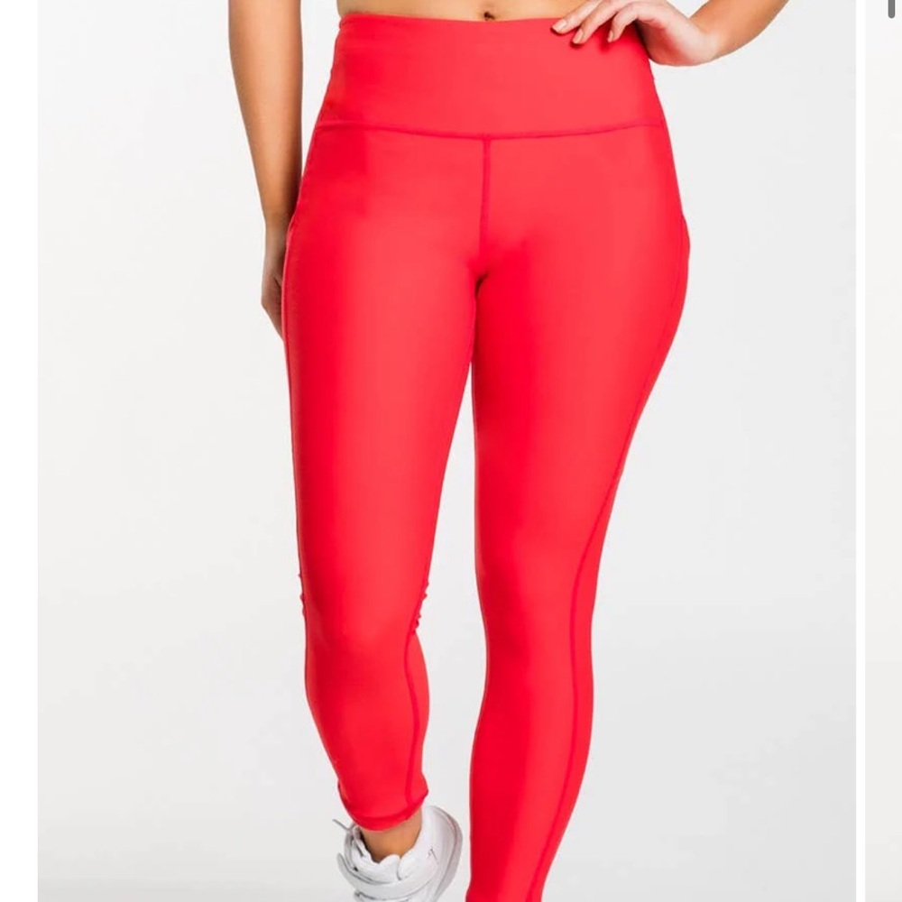 Vibrant Red Women's Leggings